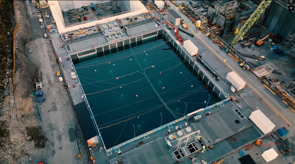Andfjord Salmon’s land-based aquaculture facility in Kvalnes, Andøya, Norway, where Moleaer’s nanobubble technology is integrated