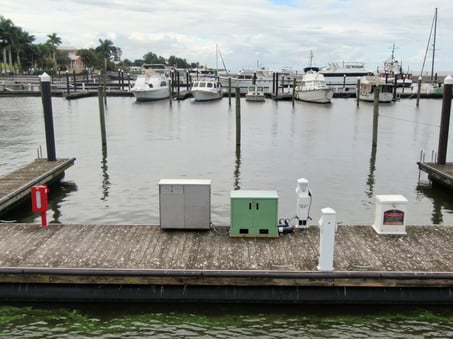 Clear Nanobubble generator at Pahokee Marina