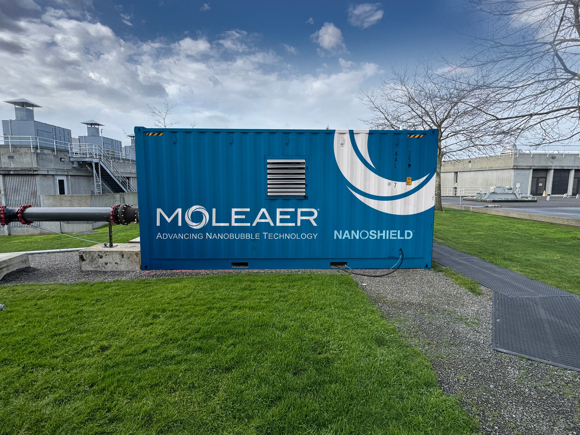 LOTT Installation NanoShield Container