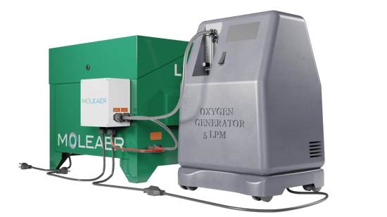 Lotus with oxygen concentrator Front_45-1