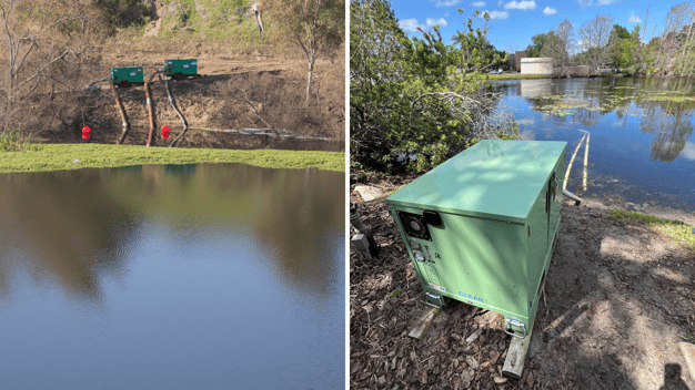 Nanobubble Generators at Lakes Pollution