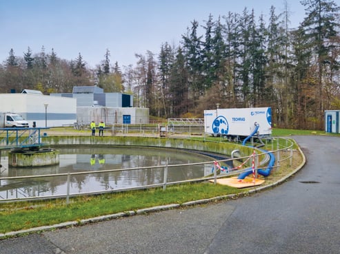 Stavnsholt wastewater treatment plant nanobubble installation