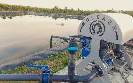 Indalo on irrigation reservoir