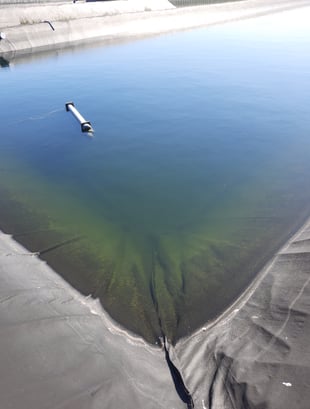 Prominent irrigation reservoir 