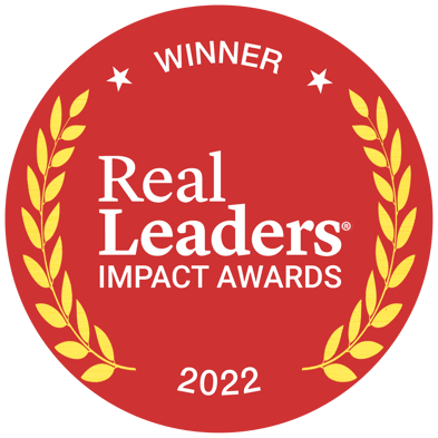 real leaders impact awards graphic 2022