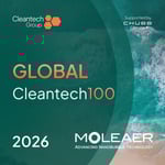 Moleaer es incluida en el Global Cleantech 100 de 2026
