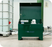 Moleaer Lotus nanobubble generator on greenhouse water tank