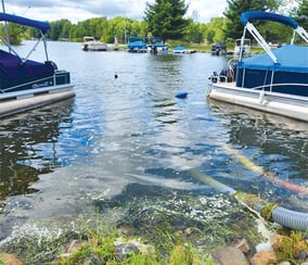 Lake Arrowhead marine nanobubble generators